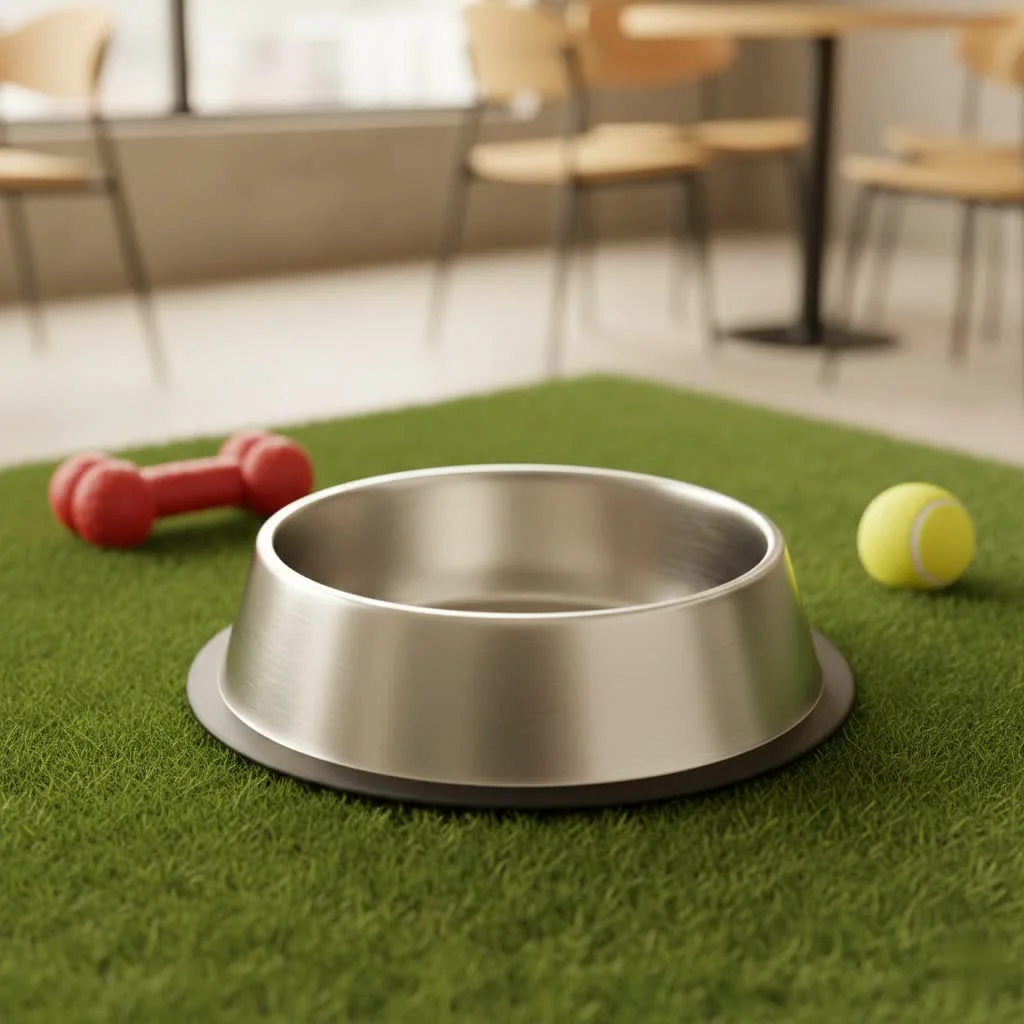 Large stainless steel mixing bowls for baking
