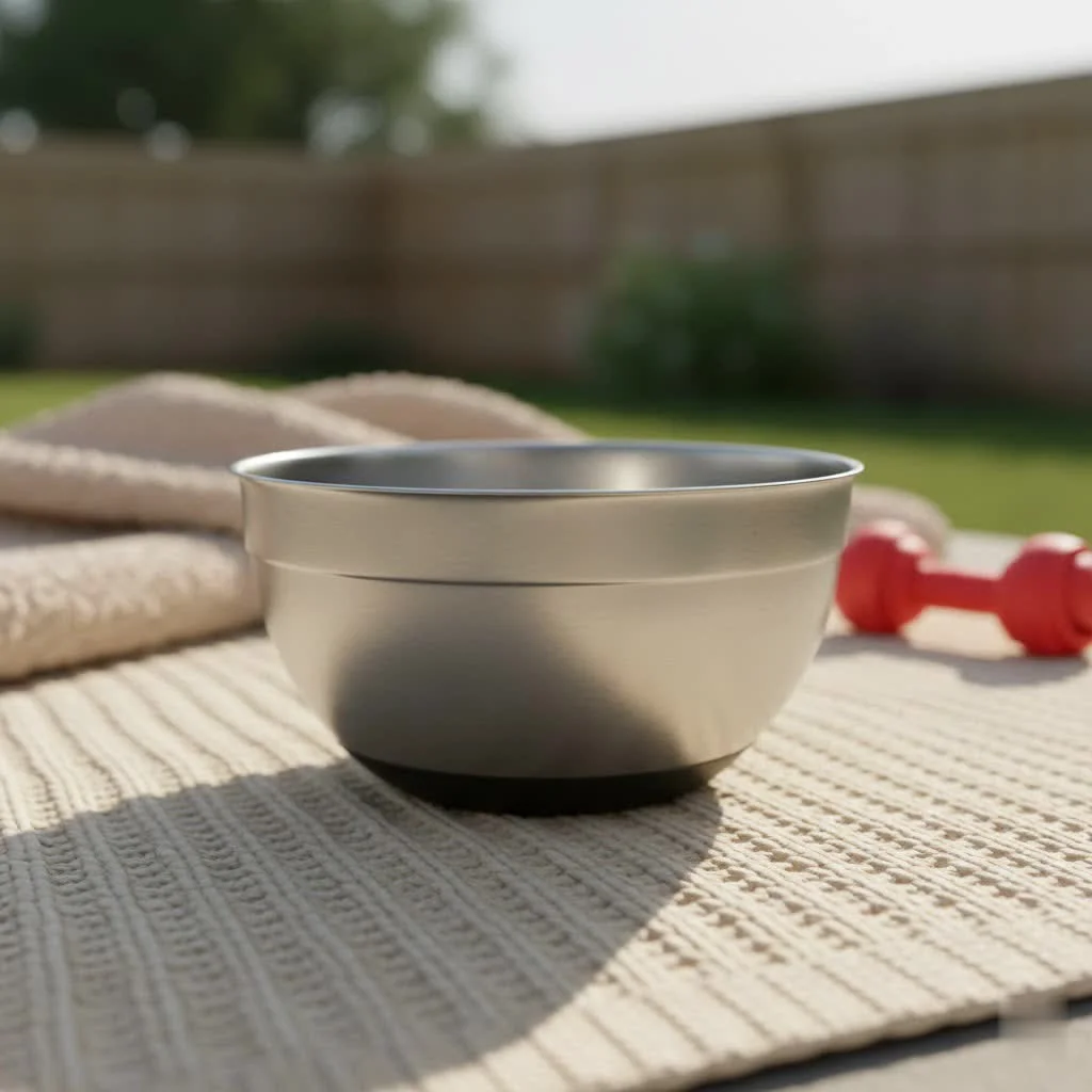 A collection of stainless steel mixing bowls in various sizes