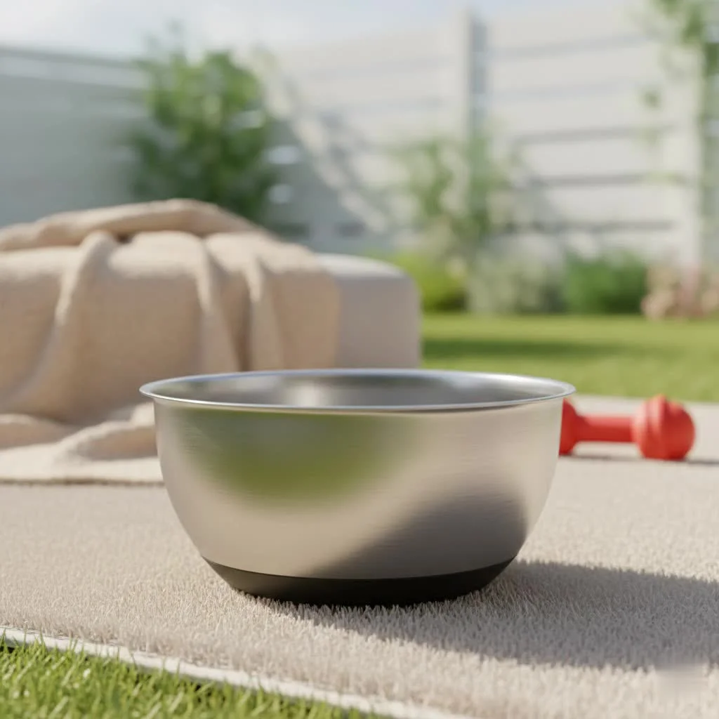 Elegant ceramic mixing bowls in various sizes